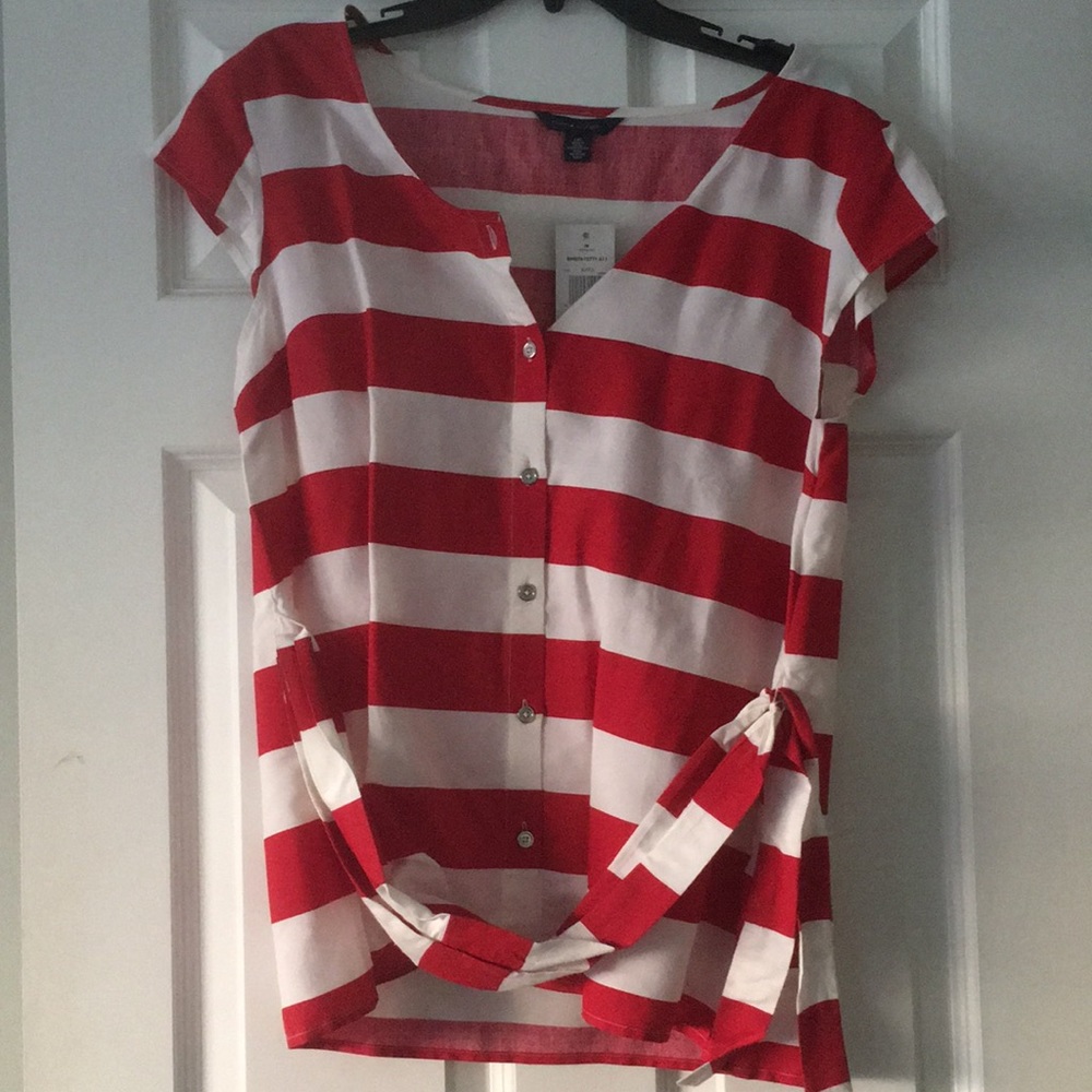 Tommy Hilfiger belted top Bran New Size Large